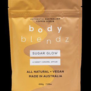 Body Blendz Sugar Glow Coffee Scrub- Sweet Caramel